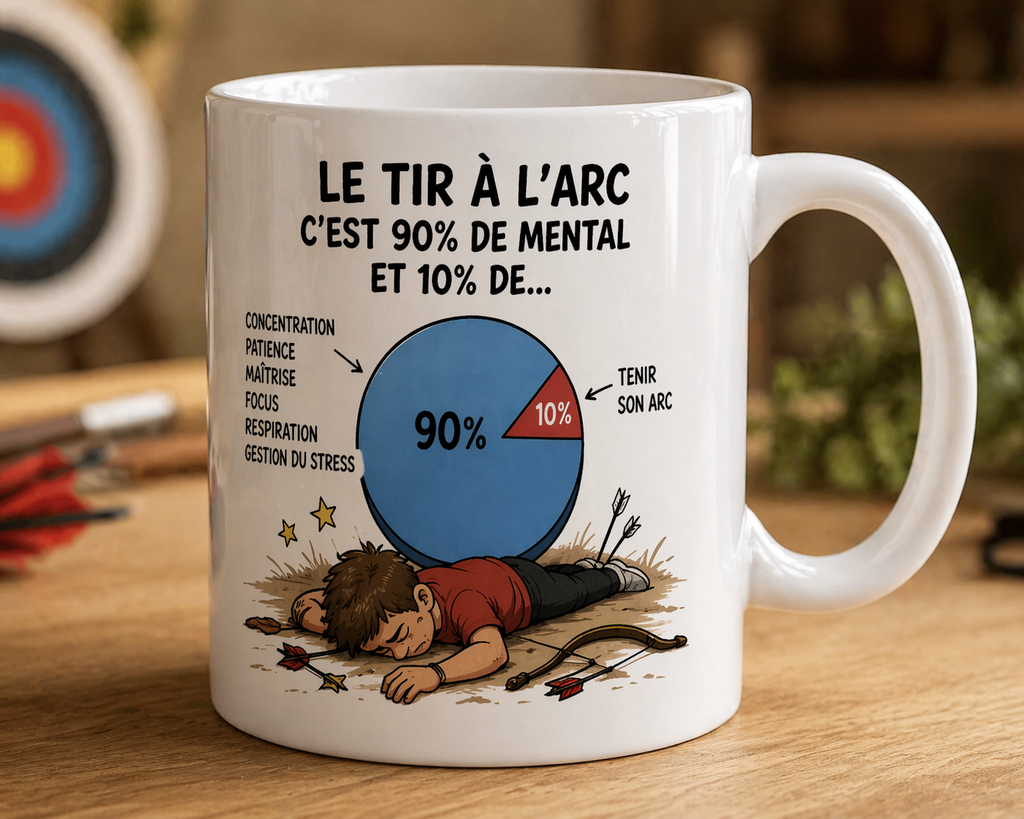 Tasse Tir à l'Arc – "Précis sur la cible, exigeant sur le café" 🏹☕