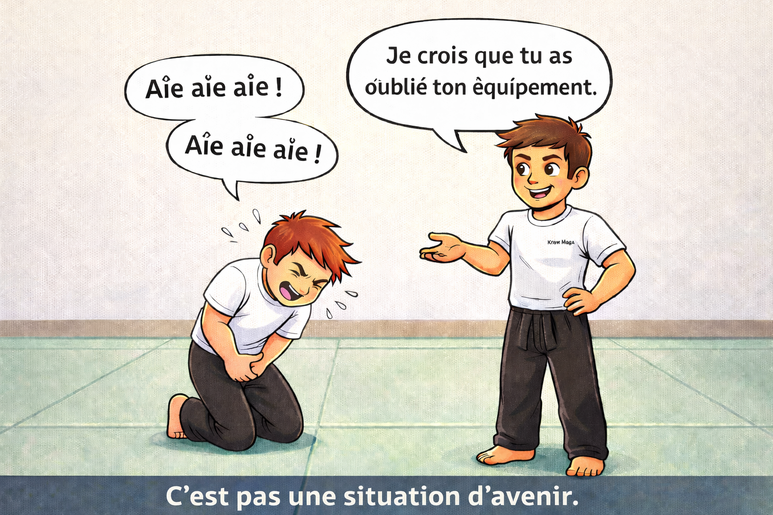 Tasse Krav Maga – "Sérieux, mais on sait rire" 💥☕