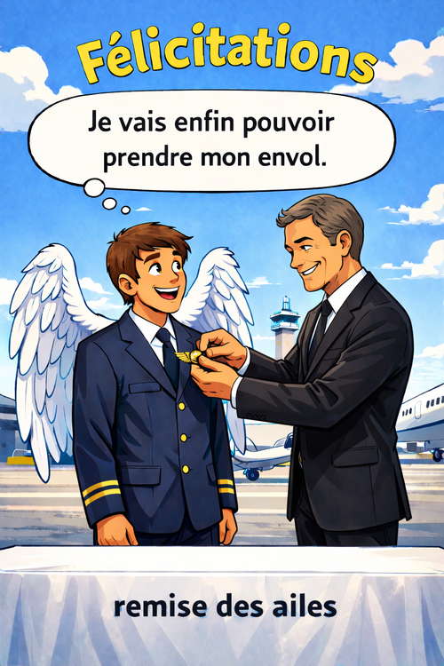 Tasse Aéronautique CPL – "Le ciel appartient à ceux qui s'y préparent" 🎓✈️