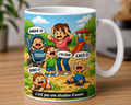 Tasse Parentalité – "À la maman qui fait tout" 💪👩‍👧