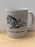 Tasse Aéronautique – "Cleared for Coffee" ✈️