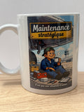 Tasse Mécanicien Aéronautique – "Les mains dans le moteur" 🔧✈️