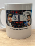 Tasse Aéronautique – "La tête dans les nuages" ☁️✈️