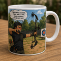 Tasse Tir à l'Arc – "La flèche part en silence" 🏹🎯