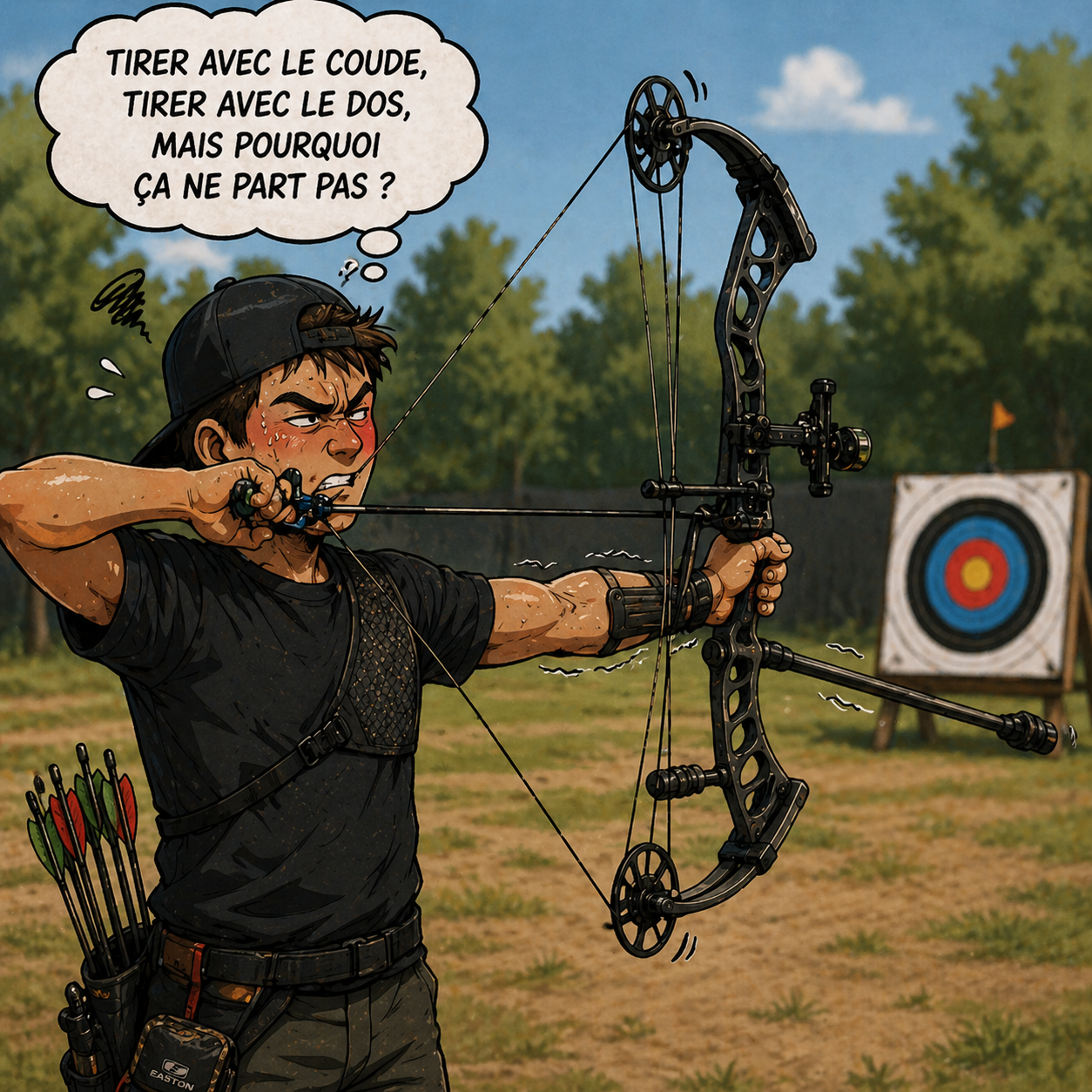 Tasse Tir à l'Arc – "La flèche part en silence" 🏹🎯