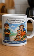 Tasse Krav Maga – "Calme avant le combat" 🥋☕